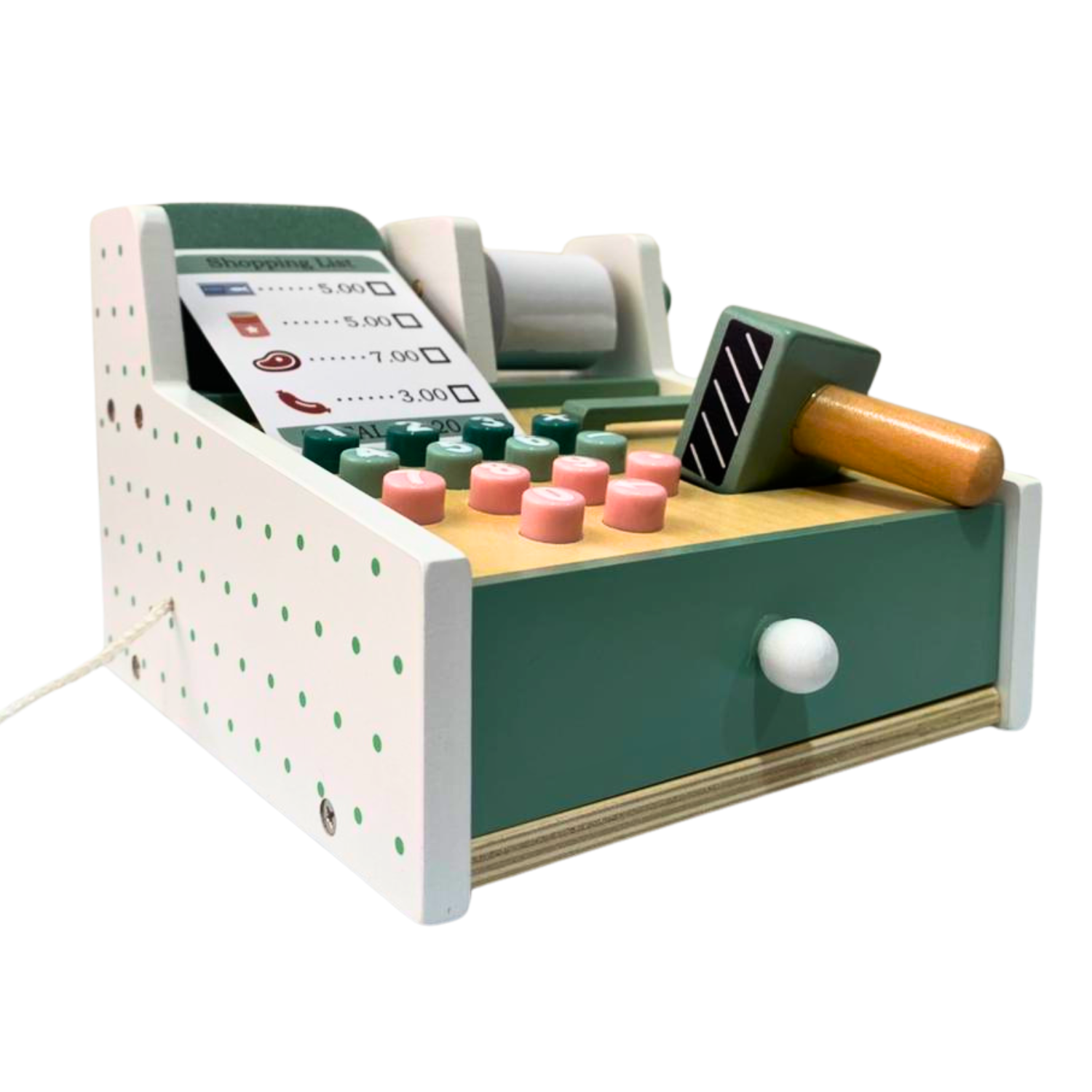 Caja Registradora Didáctica de Madera.