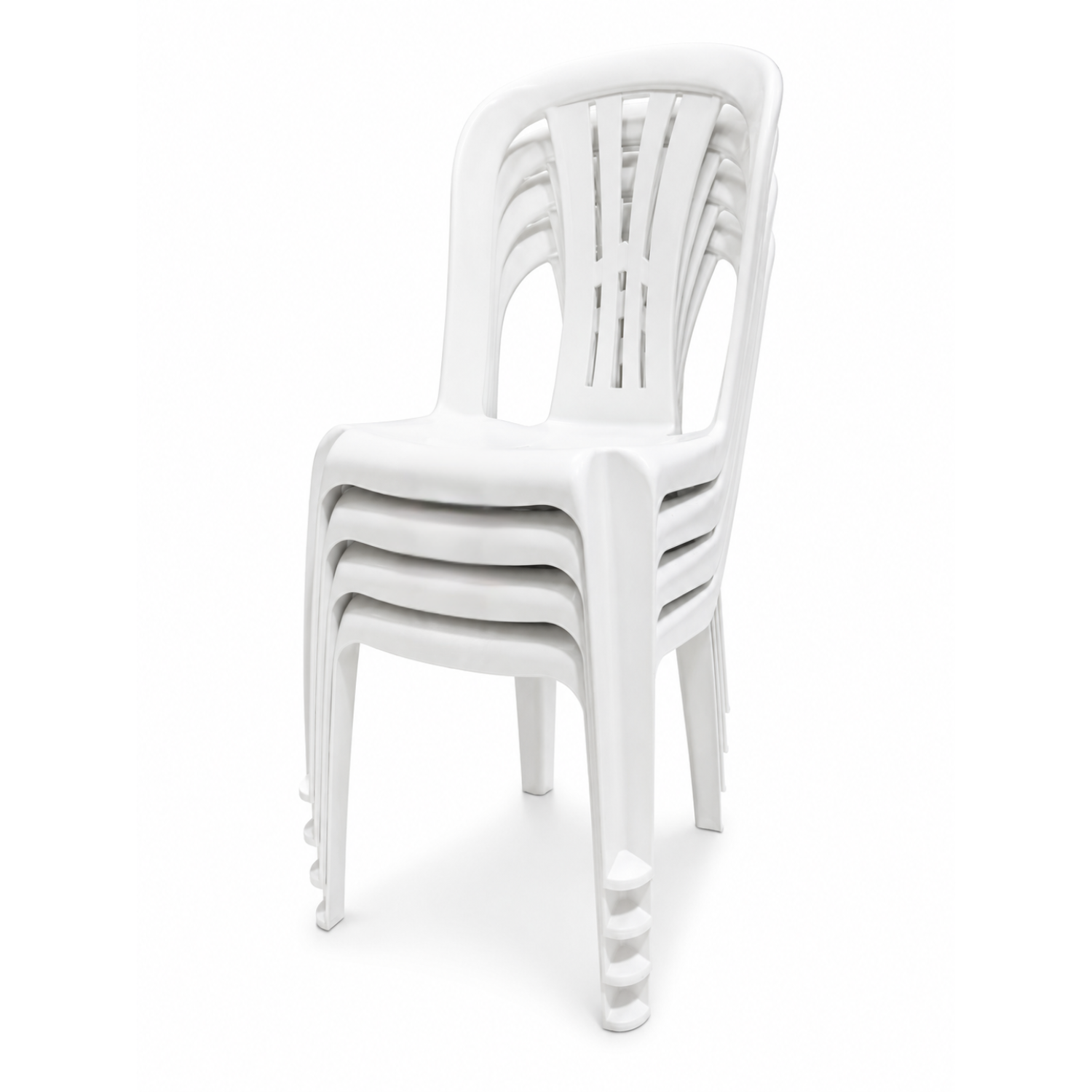 Combo De Sillas Plásticas X4 Unidades