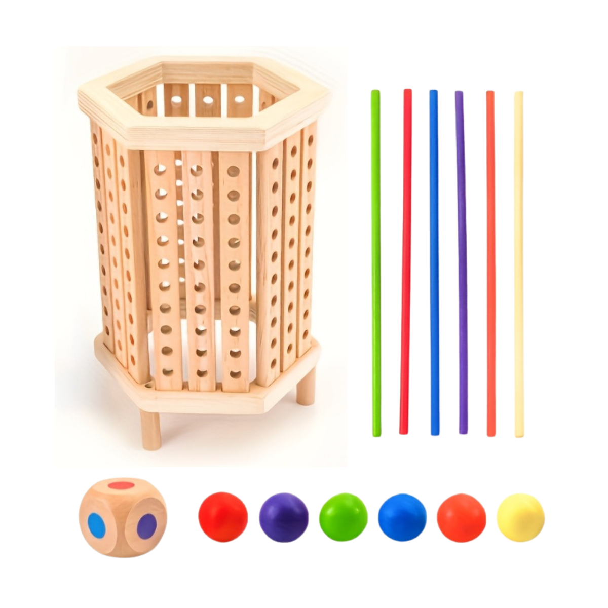 Combo Sensorial Montessori 2 En 1 Torre + Libro Didáctico