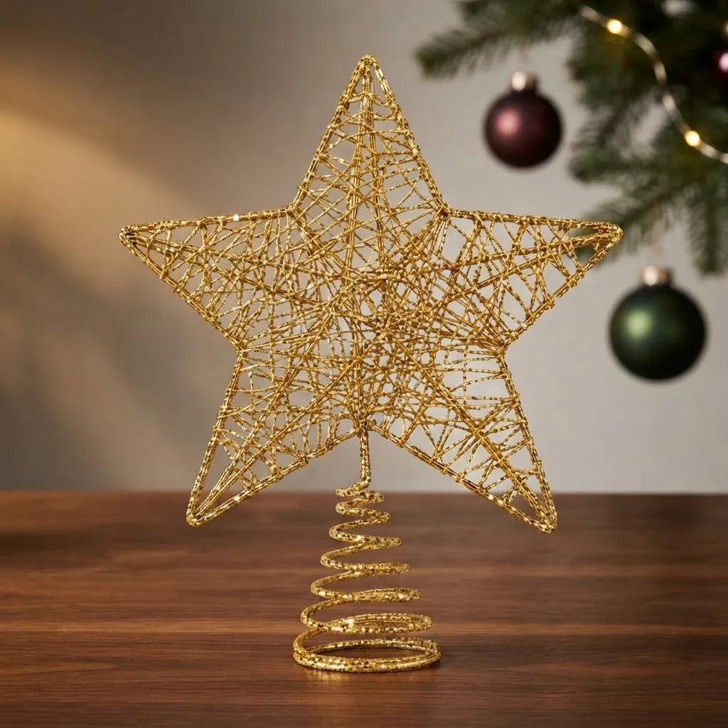 Estrella dorada de 5 puntas