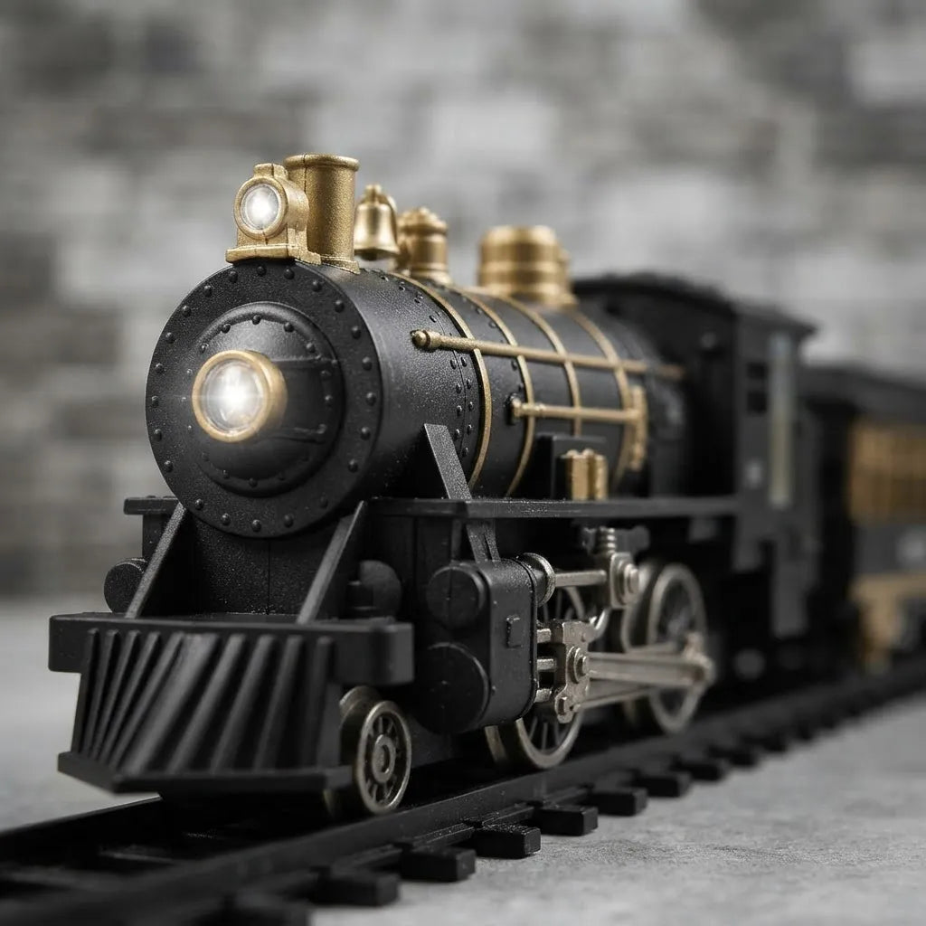 Tren De Navidad Clásico Con Humo Luces Y Sonido Real